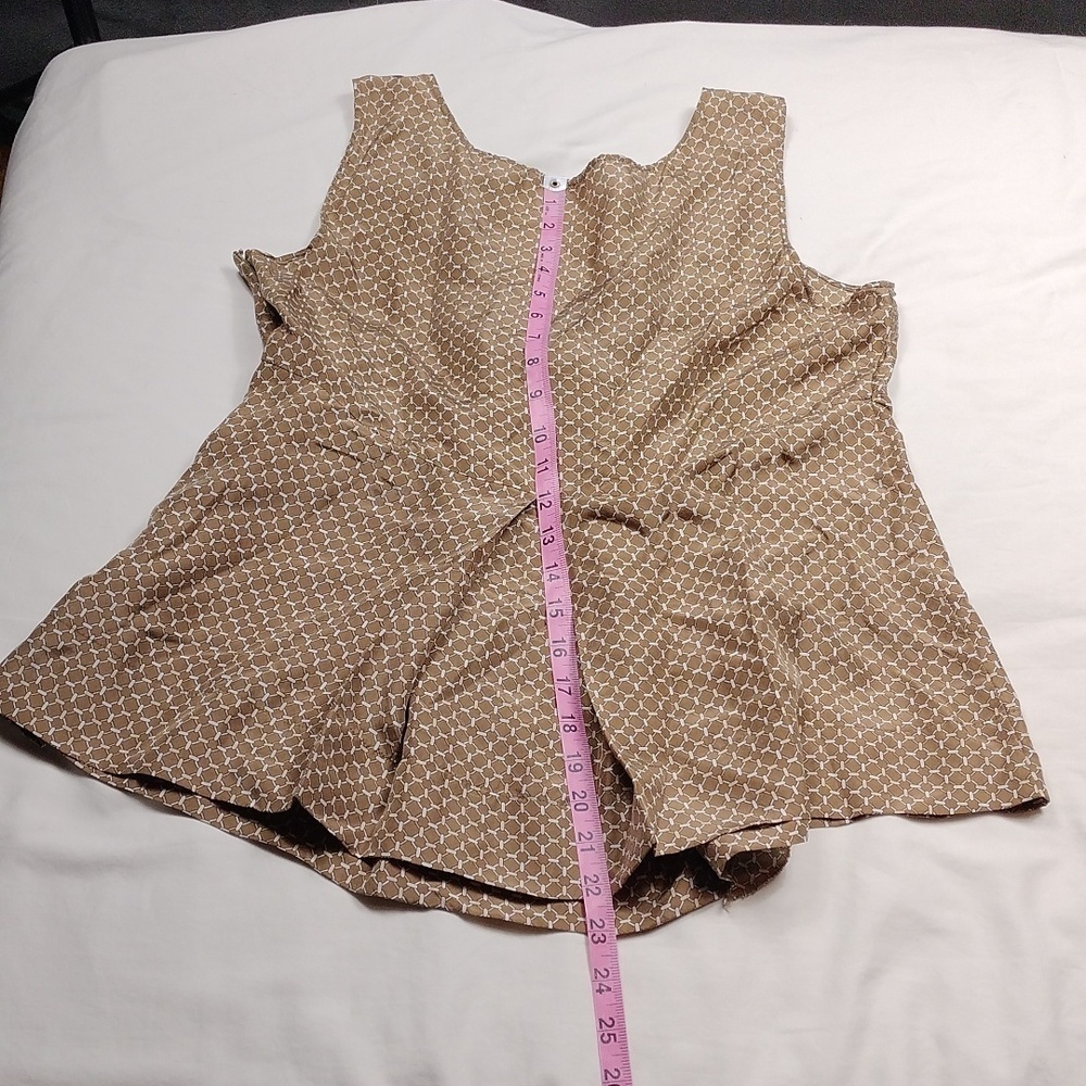 NY&C 100%Silk women's sleeveless shirt size 12 - Picture 7 of 9
